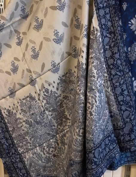 Block Print-Blue