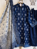 Block Print-Blue
