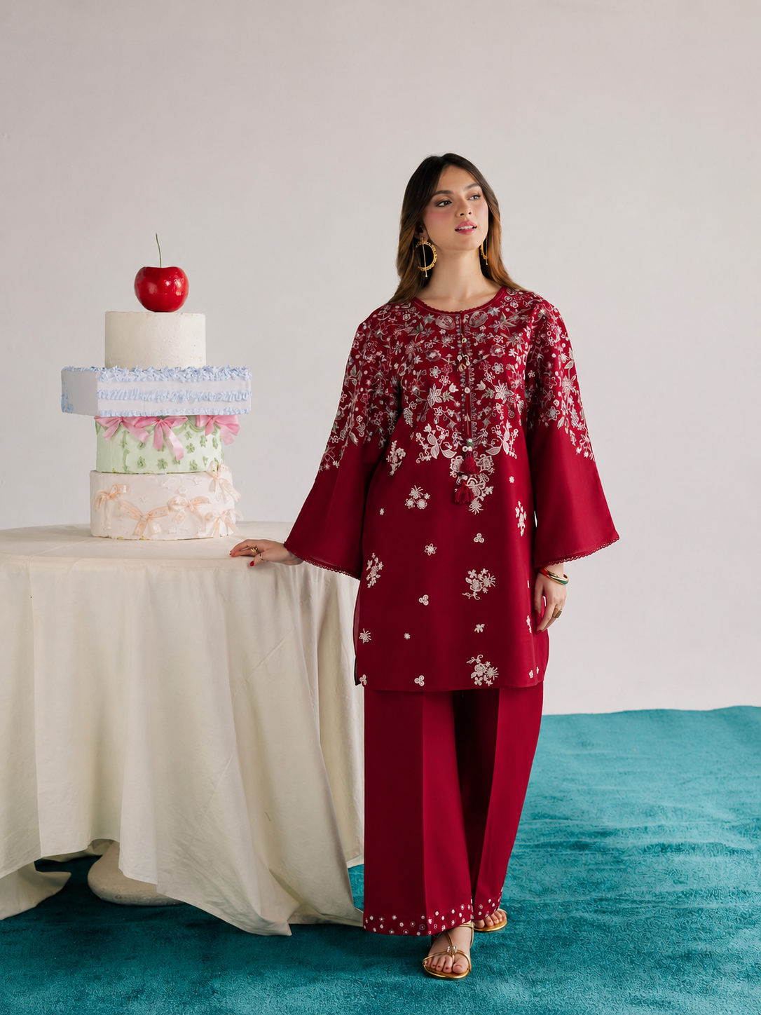 Crimson Bloom - 2Pc