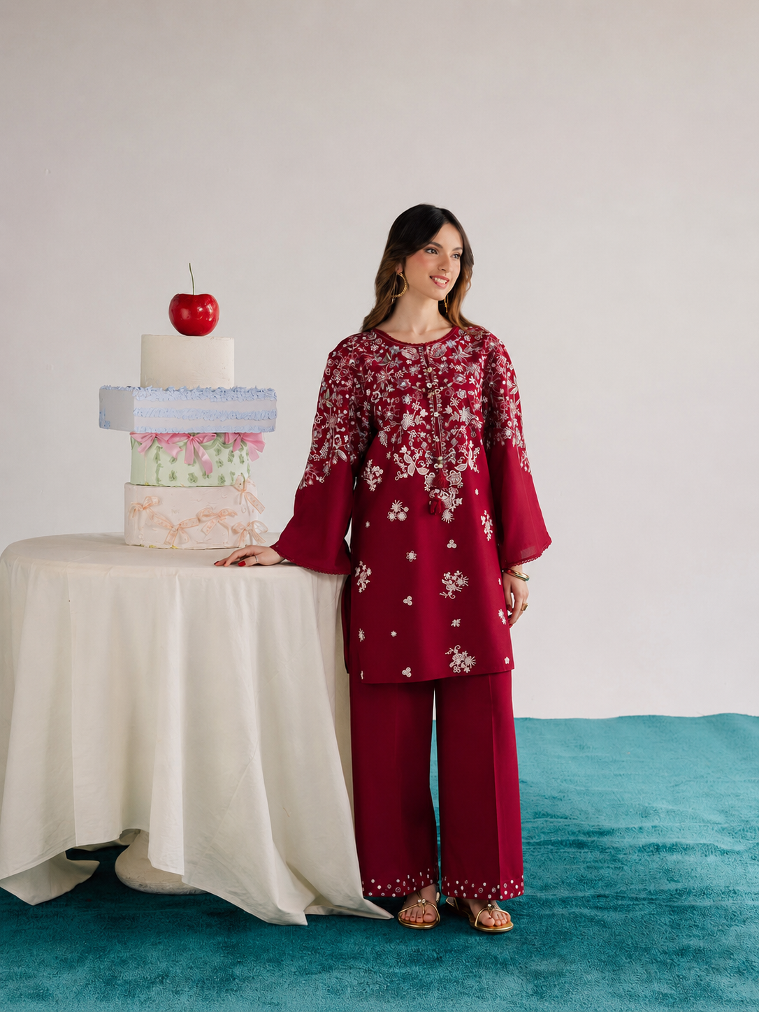 Crimson Bloom - 2Pc