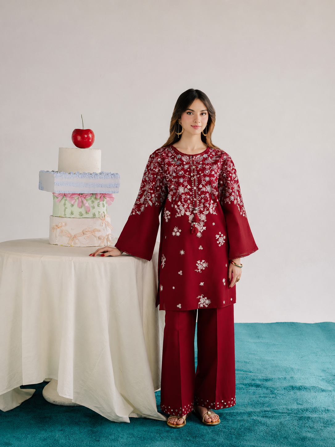 Crimson Bloom - 2Pc