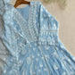 Azure Lace | All-Over Chikankari